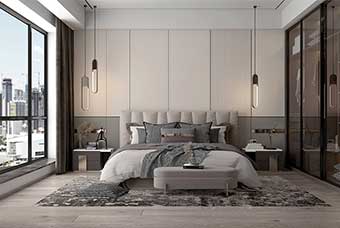 昆明现代风格-卧室