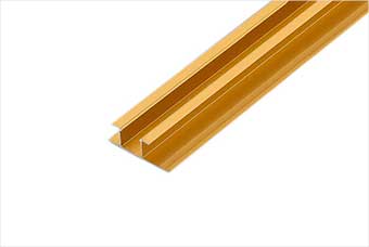 昆明航空纤维墙咔铝合金带灯中条（钛金氧化）