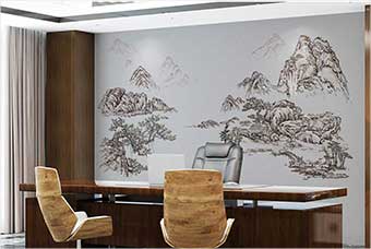 昆明森佰汇航空纤维墙咔（山水之间）