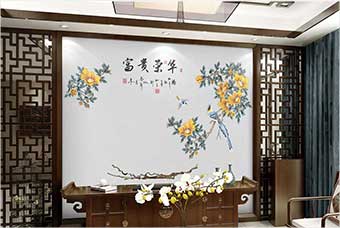 昆明森佰汇航空纤维墙咔（富贵荣华）